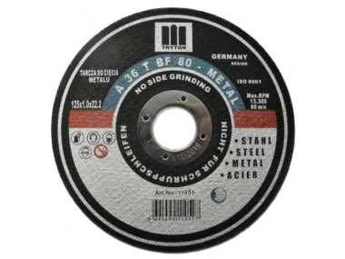 TARCZA DO METALU 125x 1,0 x 22,2 mm