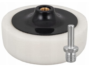 GĄBKA POLERSKA Z ADAPTEREM 150MM 250322027 WHITE 
