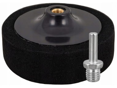 GĄBKA POLERSKA Z ADAPTEREM 150MM 250322027 BLACK
