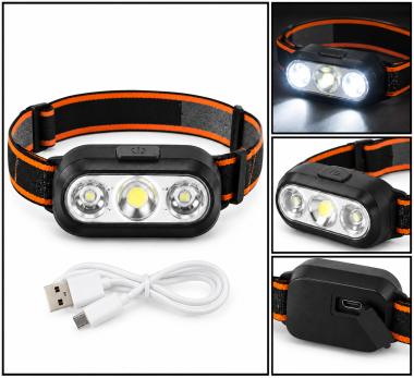 LATARKA CZOŁOWA 3 LED 251102048