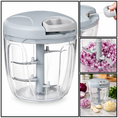 ROZDRABNIACZ SIEKACZ DO CZOSNKU CEBULI 900ML 1021